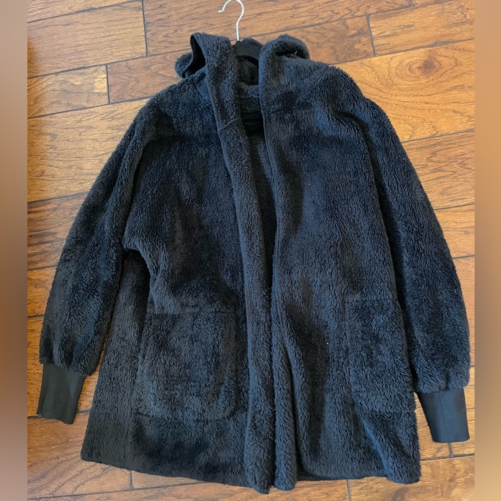 Black Sherpa Coat